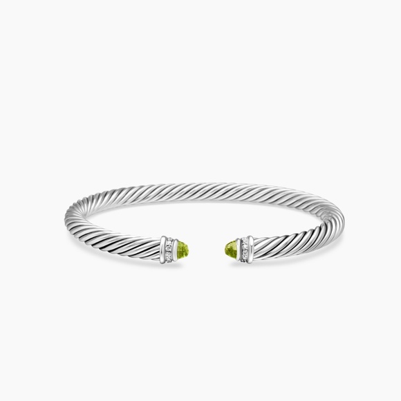 DAVID YURMAN bracelet, Peridot & Diamonds - Picture 8 of 12